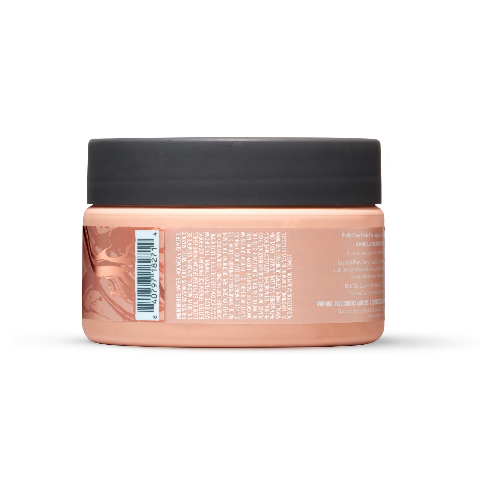 Vanilla Bourbon Moisturizing Body Cream - Mix:Bar