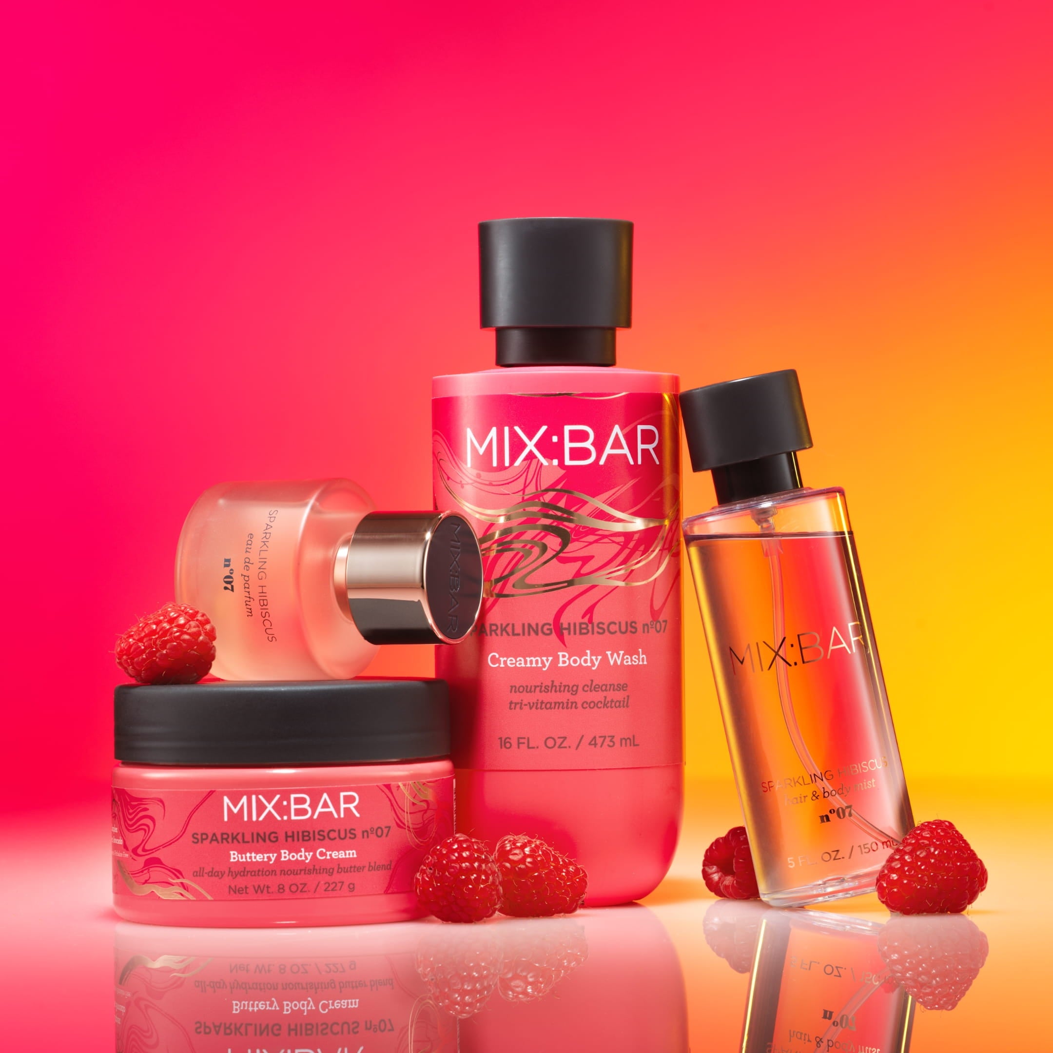 Sparkling Hibiscus Moisturizing Body Cream – Mix:Bar