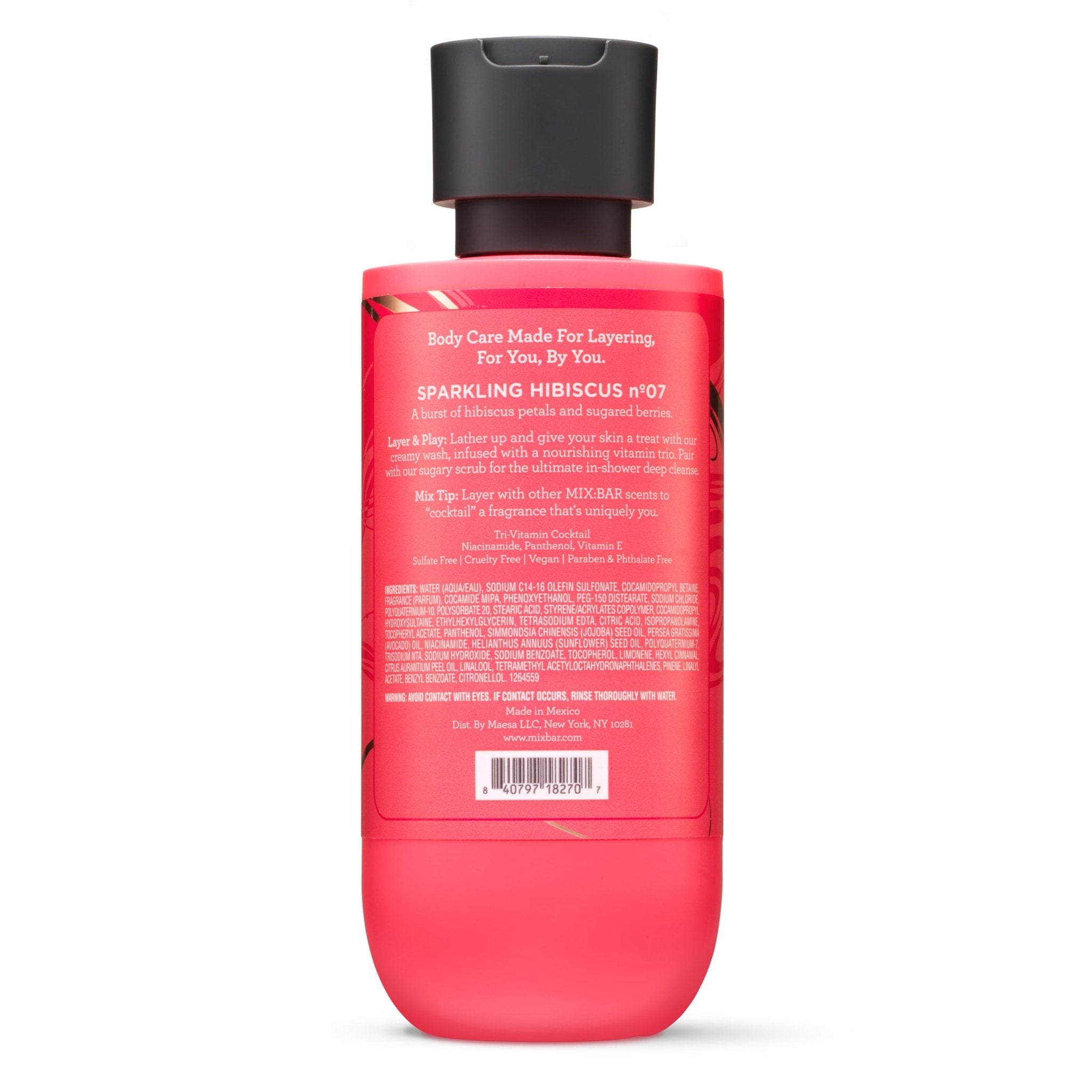 Sparkling Hibiscus Body Wash - Mix:Bar
