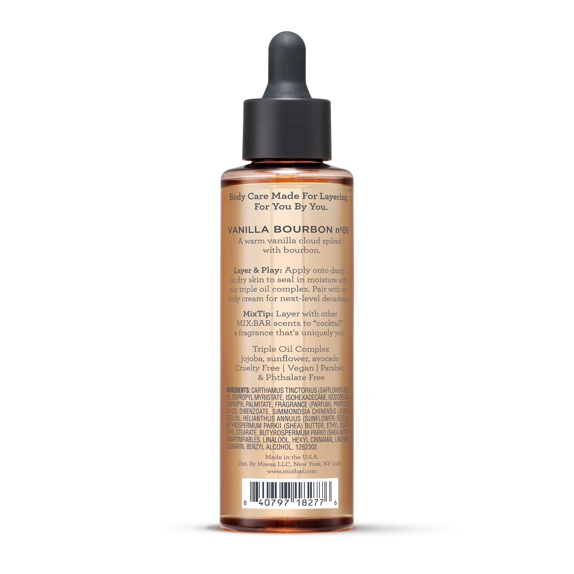 Vanilla Bourbon Glowy Body Oil - Mix:Bar