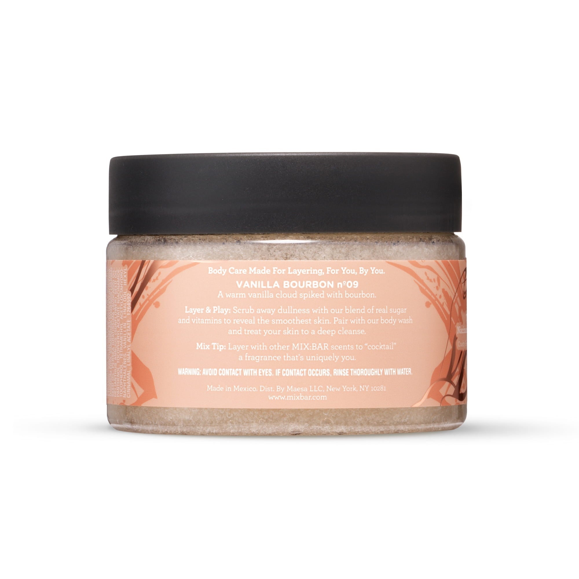 Vanilla Bourbon Sugary Body Scrub - Mix:Bar